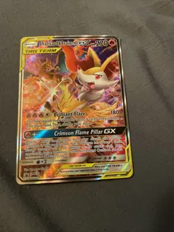 Pokemon TCG Charizard & Braixen GX Holo Ultra Rare SM230 Promo NM Card - Image 1