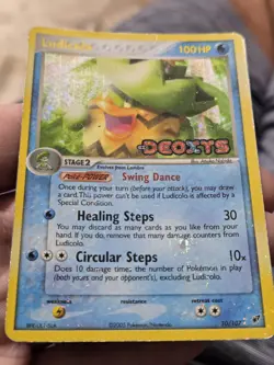 Ludicolo 10/107 - EX Deoxys Stamped Reverse Holo Rare - Pokemon TCG Card - Hp - Image 1
