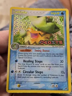 Ludicolo 10/107 - EX Deoxys Stamped Reverse Holo Rare - Pokemon TCG Card - Hp - Image 2
