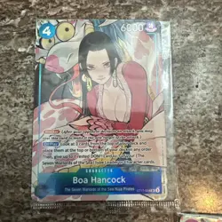 One Piece TCG Illustration Box 1 And 2 Cards Nami,Boa,Black Maria And Yamato - Image 4
