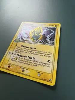 Manectric 38/107 Deoxys Stamped Stamp Reverse Holo Pokemon TCG Card 2005 - Image 3