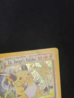 Lt. Surge's Raichu 11/132 Holo Rare Gym Challenge Pokemon Card - Image 5
