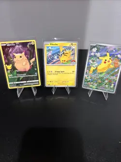 Pikachu Lot 3 Cards Pokemon Pikachu Celebrations/ World Champions - Image 5