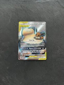 Pokemon Eevee & Snorlax GX Tag Team TCG Card 171/181 PACK FRESH - Image 1