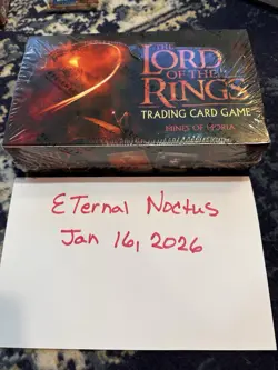 Lord Of The Rings LOTR Mines Of Moria Booster Box 36- 11 Card Packs 2002 NEW - Image 1