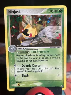 Ninjask Deoxys Holo Card 13/107 Rare - Image 1