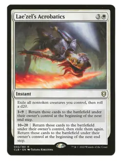 Lae'zel's Acrobatics MTG Instant Card Battle for Baldur's Gate 1x NM - Image 1