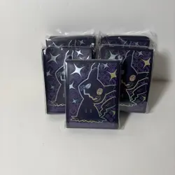 Lot of 5 S&V Paldean Fates ETB card Sleeves (65ct) - Mimikyu, Pokemon TCG new - Image 1