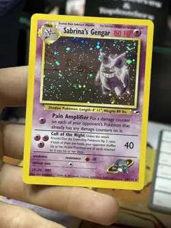 Sabrina's Gengar 14/132 Gym Heroes 2000 Holo Rare WOTC Pokemon Card TCG - Image 3