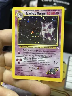 Sabrina's Gengar 14/132 Gym Heroes 2000 Holo Rare WOTC Pokemon Card TCG - Image 4