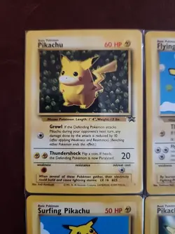 Vintage Pikachu Black Star Promo Lot of 4 Pokemon Card WOTC - Image 2