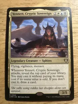 x1 Yennett, Cryptic Sovereign R MTG Commander Masters M/NM, English - Image 1