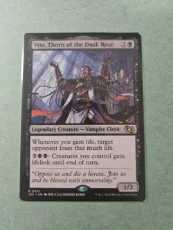 Vito, Thorn of the Dusk Rose (Anime) - Foundations Jumpstart (J25) - NM - MTG - Image 1