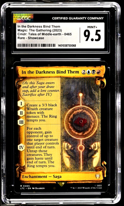 MTG Magic the Gathering Lord of Rings In the Darkness Bind Them CGC 9.5 POP 1 - Image 1