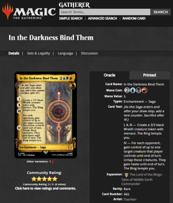 MTG Magic the Gathering Lord of Rings In the Darkness Bind Them CGC 9.5 POP 1 - Image 4