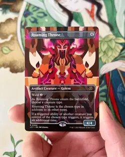 Roaming Throne (Borderless) The Lost Caverns of Ixalan Regular - Image 1