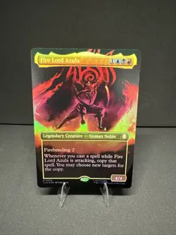 Fire Lord Azula (0334) (Borderless) - FOIL - Avatar: The Last Airbender (TLA) - Image 1