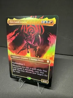 Fire Lord Azula (0334) (Borderless) - FOIL - Avatar: The Last Airbender (TLA) - Image 3