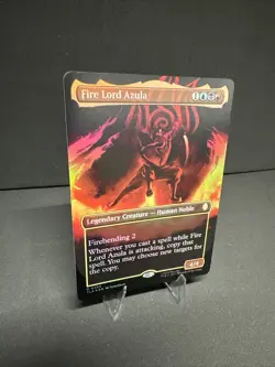 Fire Lord Azula (0334) (Borderless) - FOIL - Avatar: The Last Airbender (TLA) - Image 4