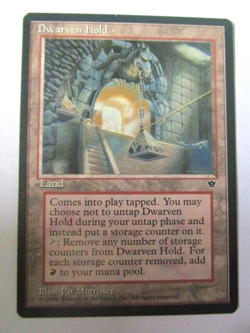 MTG Dwarven Hold Fallen Empires Light Play!! - Image 1