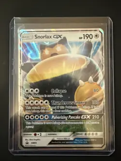 Pokemon TCG Snorlax GX SM05 2016 Sun & Moon Black Star Promo - Image 1