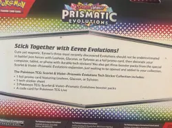 Pokemon TCG Prismatic Evolutions Tech Sticker Collection Set Lot Of 3 Sealed New - Image 4