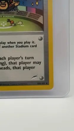 Pokemon TCG Neo Destiny Lucky Stadium 100/105 WOTC Vintage NM - Image 4