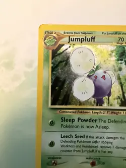 Pokemon TCG Jumpluff 7/111 Neo Genesis Unlimited Holo Rare 2000 VTG WOTC - Image 2