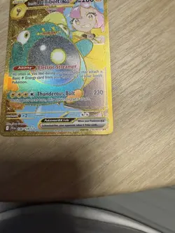 Pokemon Card Iono's Bellibolt EX 188/159 Journey Together Hyper Rare NM - Image 3