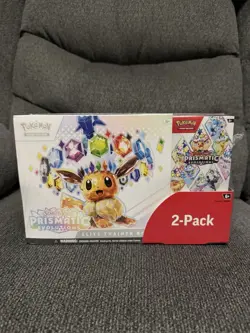 Pokemon TCG Prismatic Evolutions ETB with Booster Bundle Costco 2-Pack Sealed - Image 1