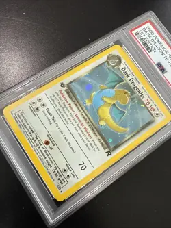 Pokemon TCG Dark Dragonite Holo Rare 1st Edition 5/82 PSA 8 NM-MT WOTC Vintage - Image 2