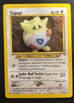 Togepi 56/105 Neo Destiny Regular LP Pokemon TCG - Image 1