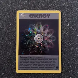 2000 Rainbow Energy #17/82 Team Rocket Unlimited Pokemon TCG - Image 2
