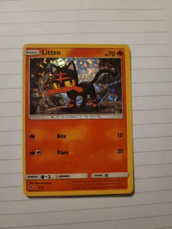 Litten 3/12 Holo 2017 McDonald's Collection Pokemon - Image 1