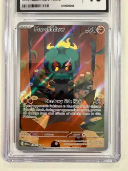 2025 POKEMON MEG EN-MEGA EVOLUTION ILLUSTRATION RARE #146 MARSHADOW CGC 10 GEM - Image 2