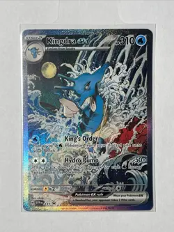 Pokemon Kingdra EX Promo Holo 131 Sv: Scarlet & Violet 310 HP Dragon English - Image 1