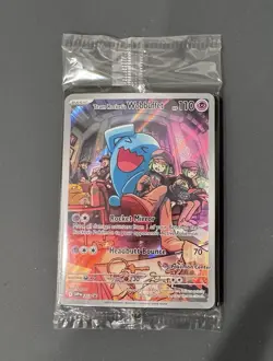 Team Rocket's Wobbuffet SVP203 Pokemon Center Destined Rivals Sealed TCG Promo - Image 1