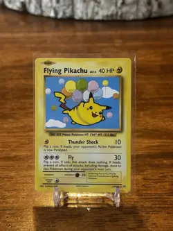 Pokemon Flying Pikachu 110/108 Secret Rare Regular 40 HP Thunder Shock Fly TCG - Image 1