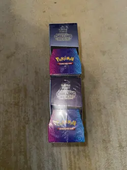 GREAT CONDITION 2X Pokemon Chilling Reign Elite Trainer Box + Tin Factory Sealed - Image 3