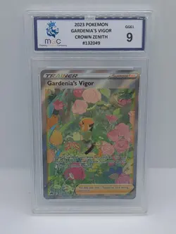 Gardenia's Vigor GG61/GG70 Galarian Gallery Pokemon 2023 Crown Zenith MGC 9 Mint - Image 2