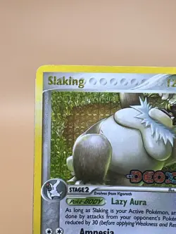 Slaking EX Deoxys Stamped Reverse Holo 15/107 Pokemon TCG MP - Image 5
