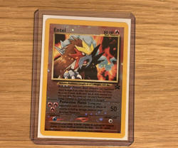 Entei Reverse Holo Pokemon Promo 2001 #34 FREE SHIPPING - Image 1
