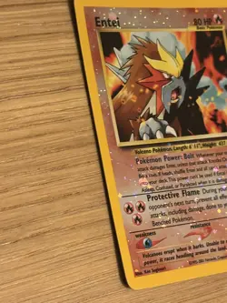 Entei Reverse Holo Pokemon Promo 2001 #34 FREE SHIPPING - Image 5