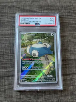 2023 POKEMON SVP EN-SV BLACK STAR PROMO 151 ELITE TRAINER BOX #051 SNORLAX PSA 9 - Image 1