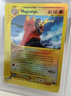 Magcargo Skyridge Reverse Holo 18/144 PSA 9 Mint Pokemon 2003 - Image 2