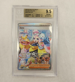 2023 Pokemon Scarlet & Violet Paldea Evolved Iono 269/193 BECKETT 9.5 - Image 1