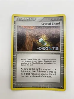 Pokemon TCG Crystal Shard 85/107 EX Deoxys Reverse Holo Stamped LP/MP - Image 1