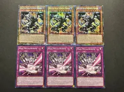Red-Eyes Black Fullmetal Dragon | Starlight Rare + 3x Max Metalmorph | YuGiOh! - Image 1