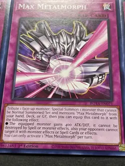 Red-Eyes Black Fullmetal Dragon | Starlight Rare + 3x Max Metalmorph | YuGiOh! - Image 4