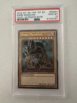 2013 Yu-Gi-Oh! 1st Edition Dark Magician YSYR ULTIMATE RARE - Image 1